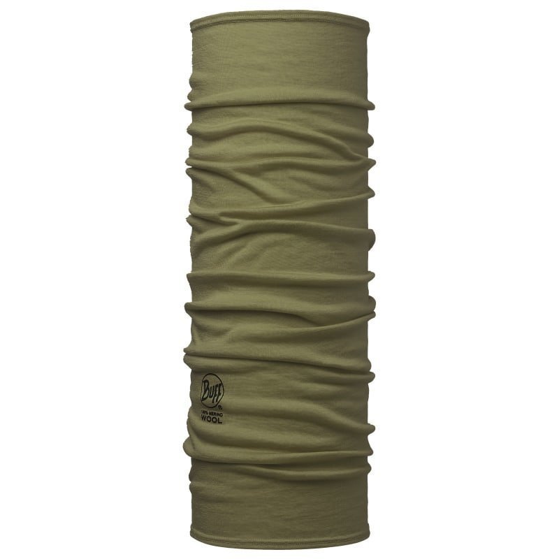 Buff Merino Wool Buff 1SIZE SOLID LIGHT MILITARY