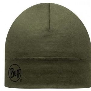 Buff Merino Wool Hat Tummanvihreä