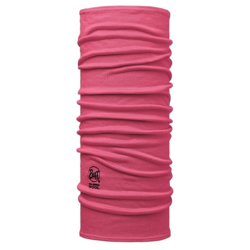 Buff Merino Wool Junior Buff 1SIZE Solid Wild Pink