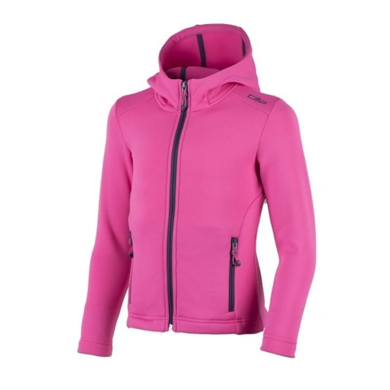 CMP Girl Moena Fleece Hood 116 Hot Pink