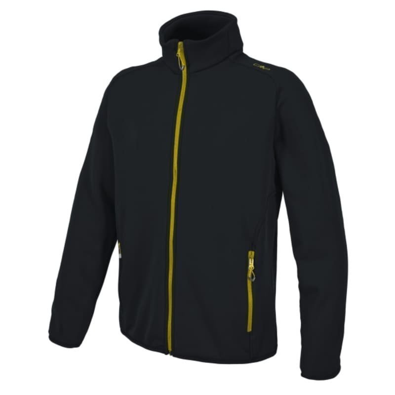 CMP Man Moena Fleece Jacket 50 Nero-Zolfo