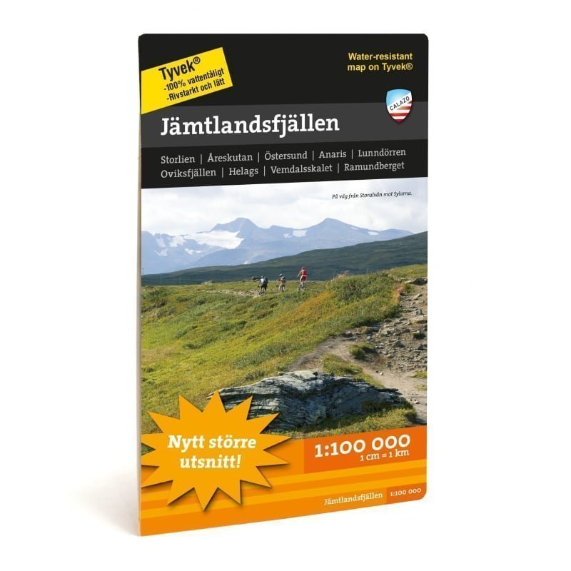 Calazo förlag Jämtlandsfjällen 1:100.000 1:100.000