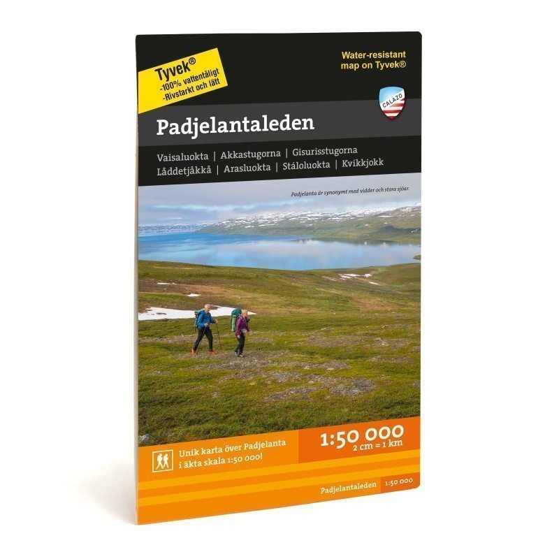 Calazo förlag Padjelantaleden 1:50.000