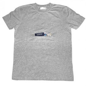 Clever Travel Companion puuvilla T-paita harmaa