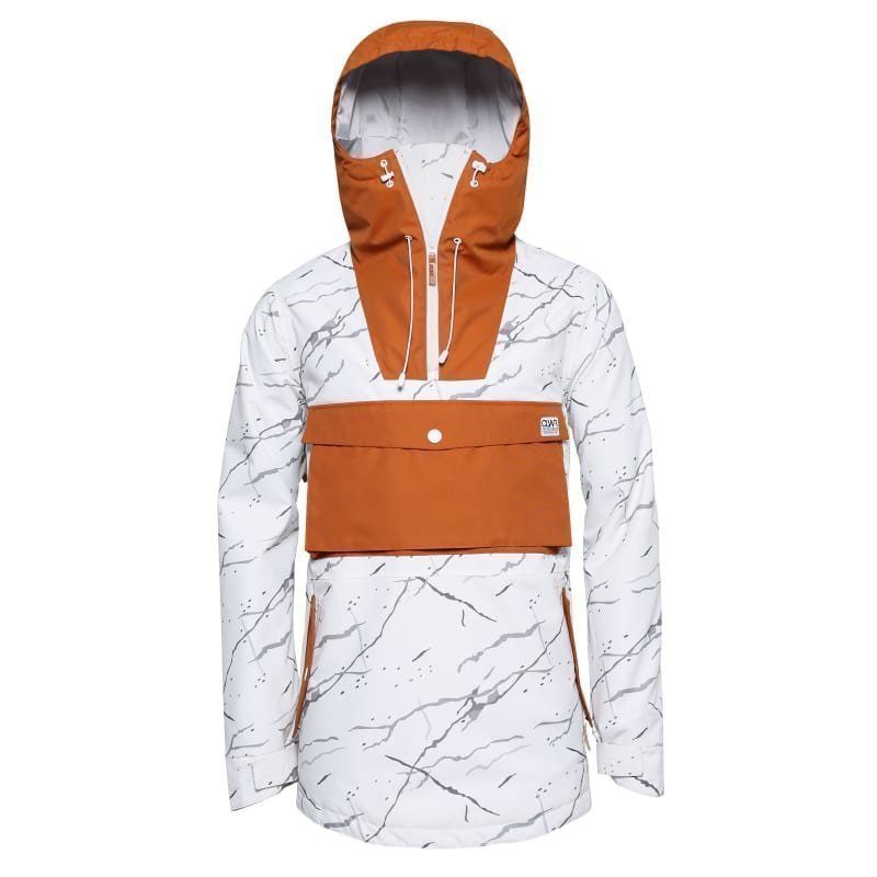 Colour Wear CLWR Anorak L White Marble