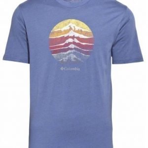 Columbia CSC Mountain sunset Tee Tummansininen L