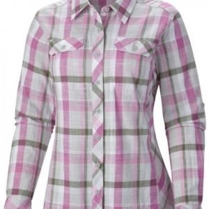 Columbia Camp Henry Long Sleeve Shirt Pink S