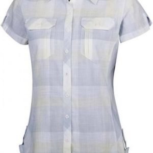 Columbia Camp Henry Short Sleeve Shirt Women Vaaleanharmaa L