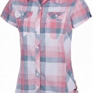 Columbia Camp Henry Short Sleeve Shirt Women Vaaleanpunainen L