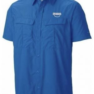 Columbia Cascades Explorer Short Sleeve Shirt Sininen XXL