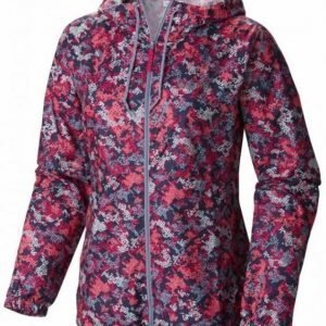 Columbia Flash Forward Printed Windbreaker Women Pink M