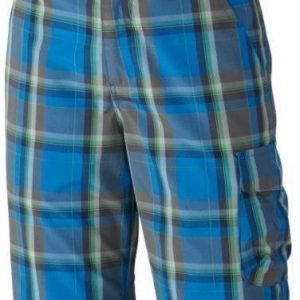 Columbia Silver Ridge III Boys Plaid Short Sininen XS