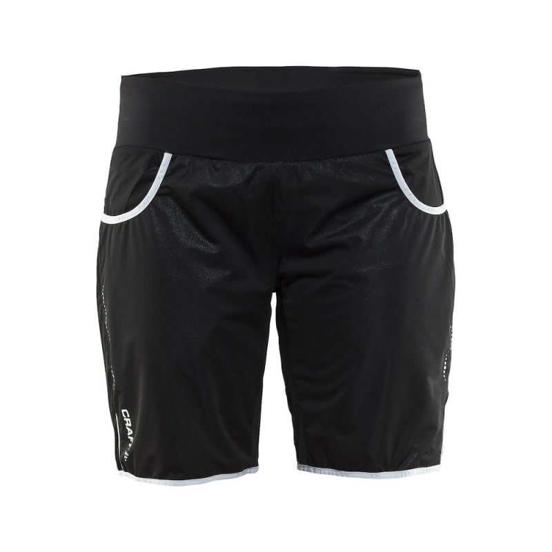 Craft Cover Warm Shorts Women's M Black/Silver