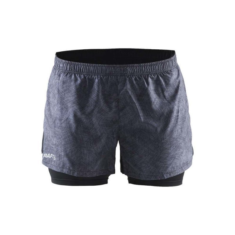 Craft Focus 2-1 Shorts W XL P Line Black