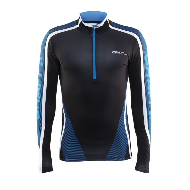 Craft Race Jersey M L Black/Pacific/White