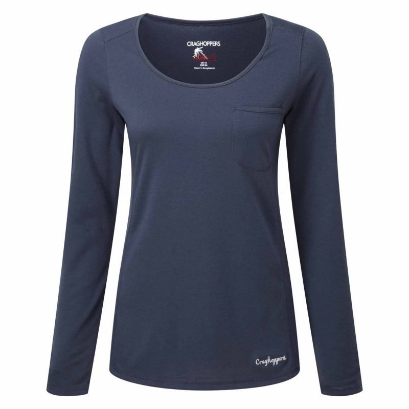 Craghoppers Nosilife LS Tee Women's Navy 12