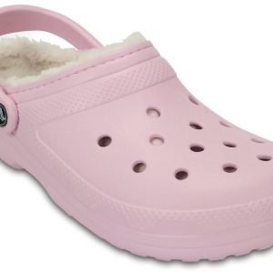 Crocs Classic Fuzz Lined Clog Pink USM 4