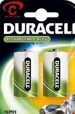 DURACELL Ladattava akku C K2 2200mAh 2 kpl HR14