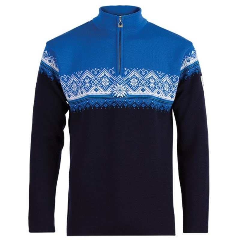 Dale of Norway St. Moritz Masculine Sweater XXL NAVY/SOCHI BLUE/COBALT/OFF WHI