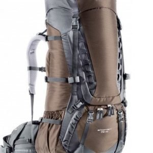 Deuter Aircontact 75 + 10L rinkka ruskea