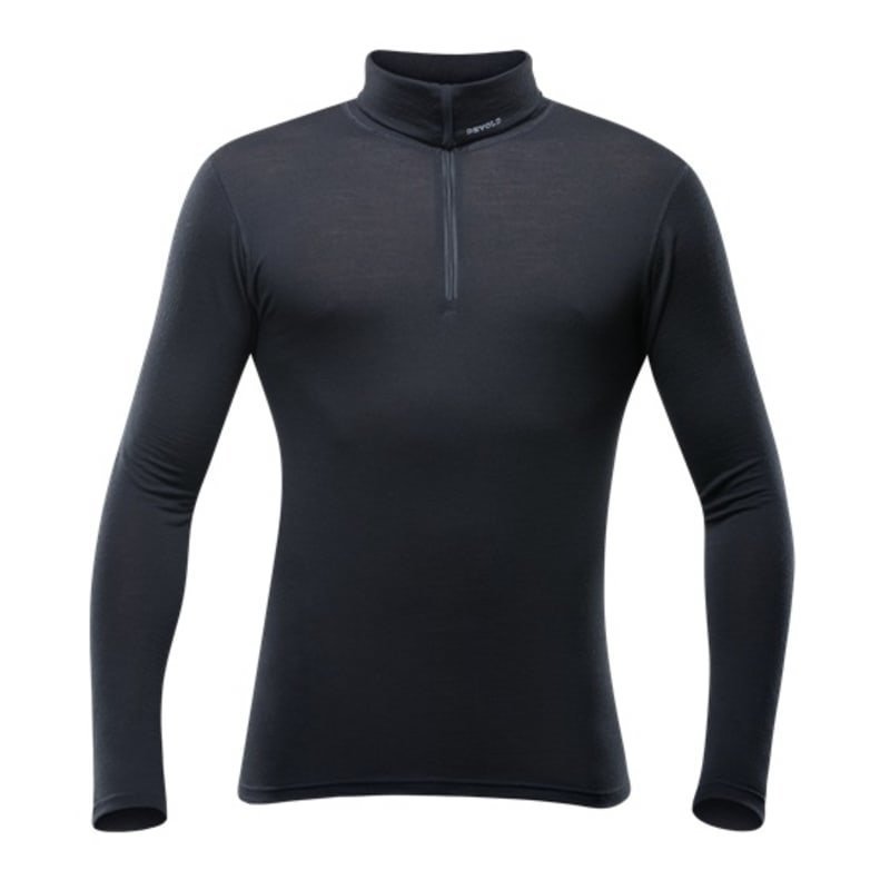 Devold Breeze Man Zip Neck L Black