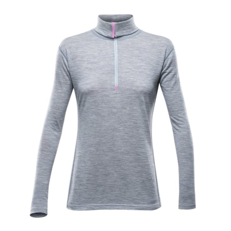 Devold Breeze Woman Zip XS Grey Melange