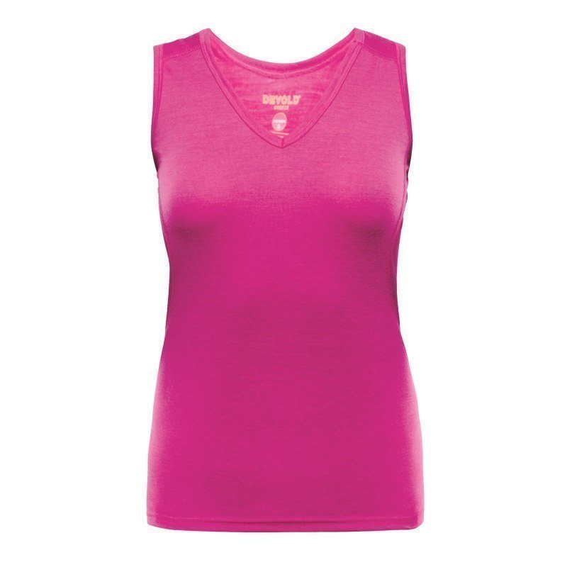 Devold Breeze Women's Singlet M Fuchsia