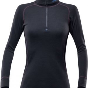 Devold Duo Active Zip Neck Woman Musta L