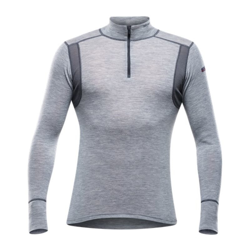 Devold Hiking Man Half Zip Neck M Grey Melange