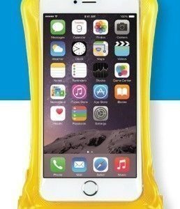 DiCAPac WP-C2 vedenpitävä suojapussi älypuhelimelle keltainen