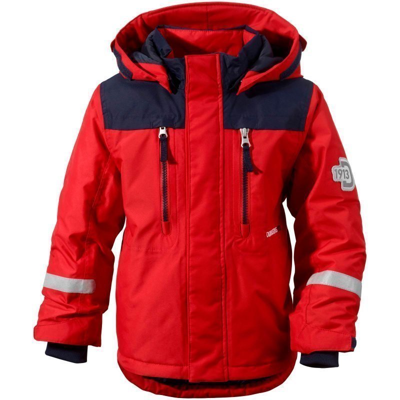 Didriksons Hamres Kid's Jacket 100 Tomato Red