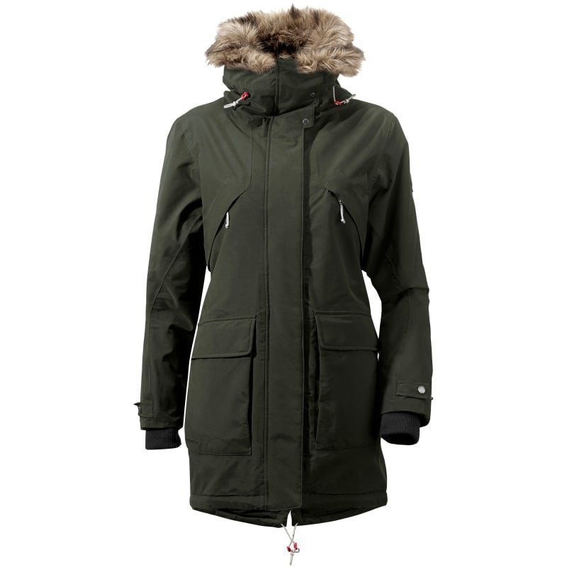 Didriksons Lina Women's Parka 42 Dark Green