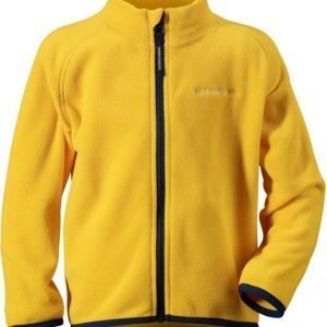 Didriksons Monte Kids Mircofleece Jacket Keltainen 100