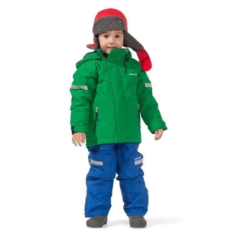 Didriksons Rovda Kids Jacket 80 Jello Green