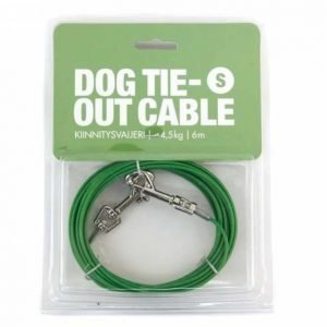 Dog tie- out cable kiinnitysvaijeri