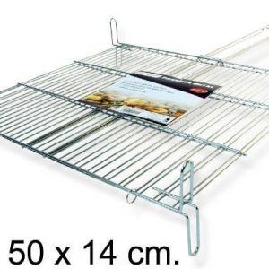 Double rectangular 59x35x14cm barbecue matkagrilli