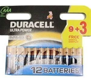 Duracell Ultra Power patterit 12xAAA