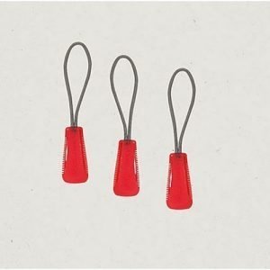 Eagle Creek ID Zipper Pull set vetoketjun vetonaru punainen