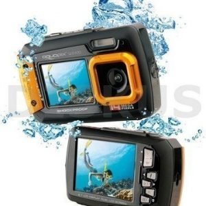 Easypix W1400 active vedenpitävä kamera oranssi tai sininen