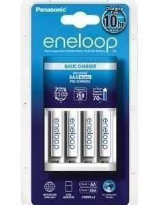 Eneloop Basic Charger + Eneloop AAA 750 mAh 4 pcs