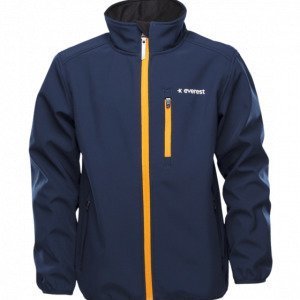 Everest J Lt Softshel Jkt Takki Sininen