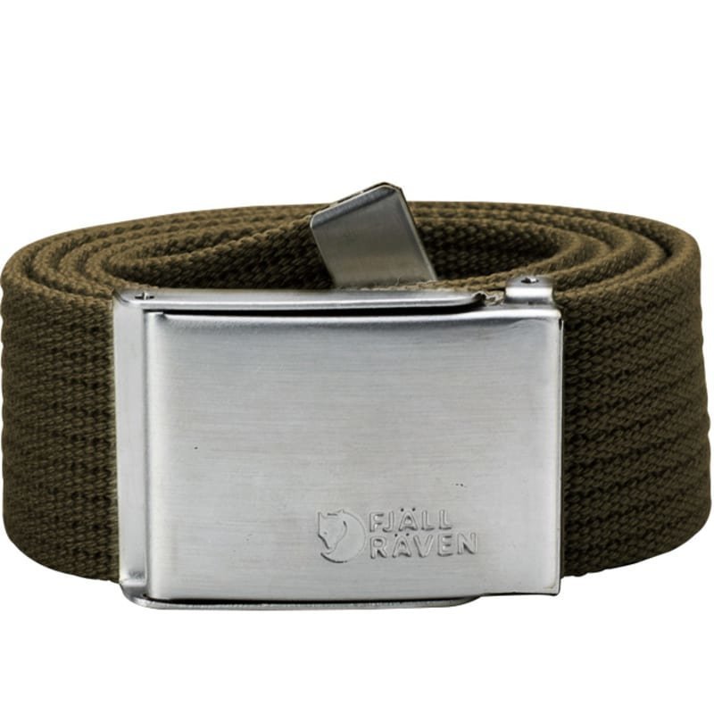 Fjällräven Canvas Belt 1SIZE Dark Olive