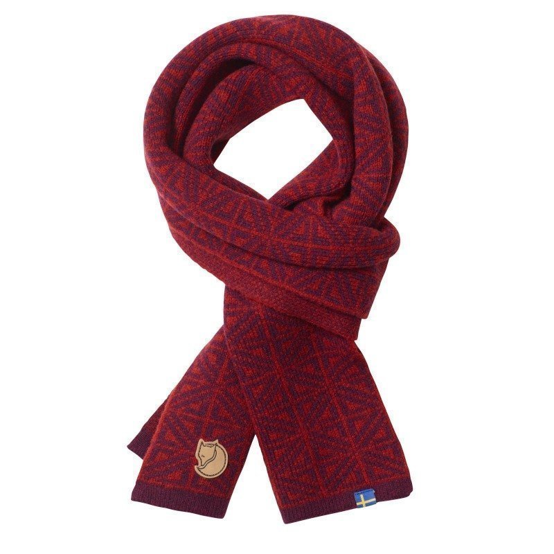 Fjällräven Frost Scarf ONESIZE Dark Garnet