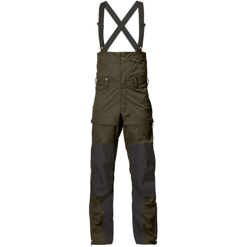 Fjällräven Keb Eco-Shell Bib Trousers L Dark Olive