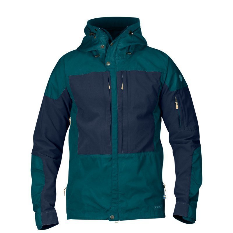 Fjällräven Keb Jacket L Glacier Green-Dark Navy