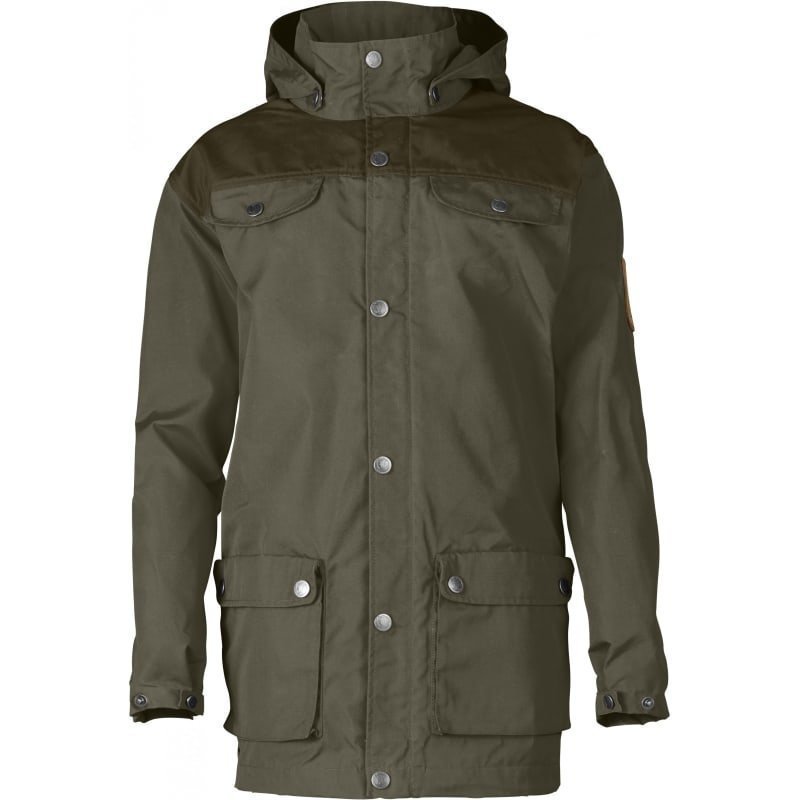 Fjällräven Kid's Greenland Jacket 122 Tarmac-Dk Olive