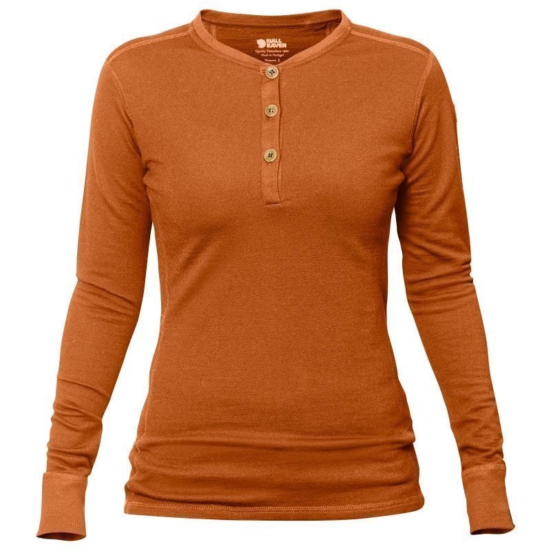 Fjällräven Lappland Merino Henley LS W S Autumn Leaf