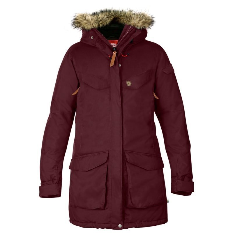 Fjällräven Nuuk Parka W L Dark Garnet