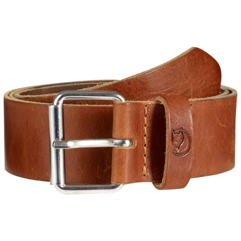 Fjällräven Singi Belt 4 cm 85CM Leather Cognac