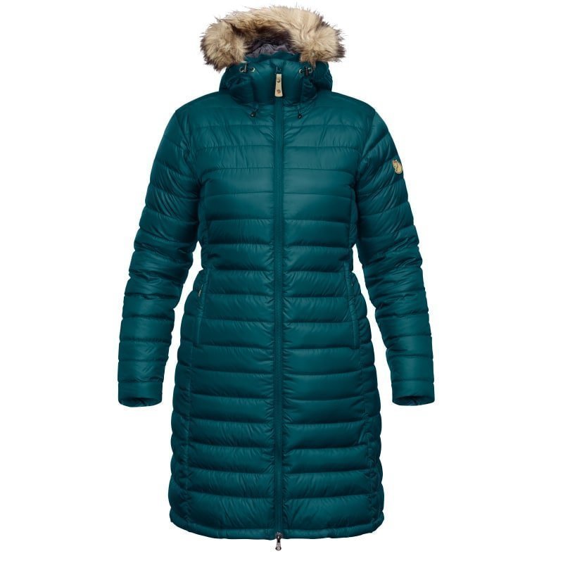 Fjällräven Övik Down Parka W S Glacier Green